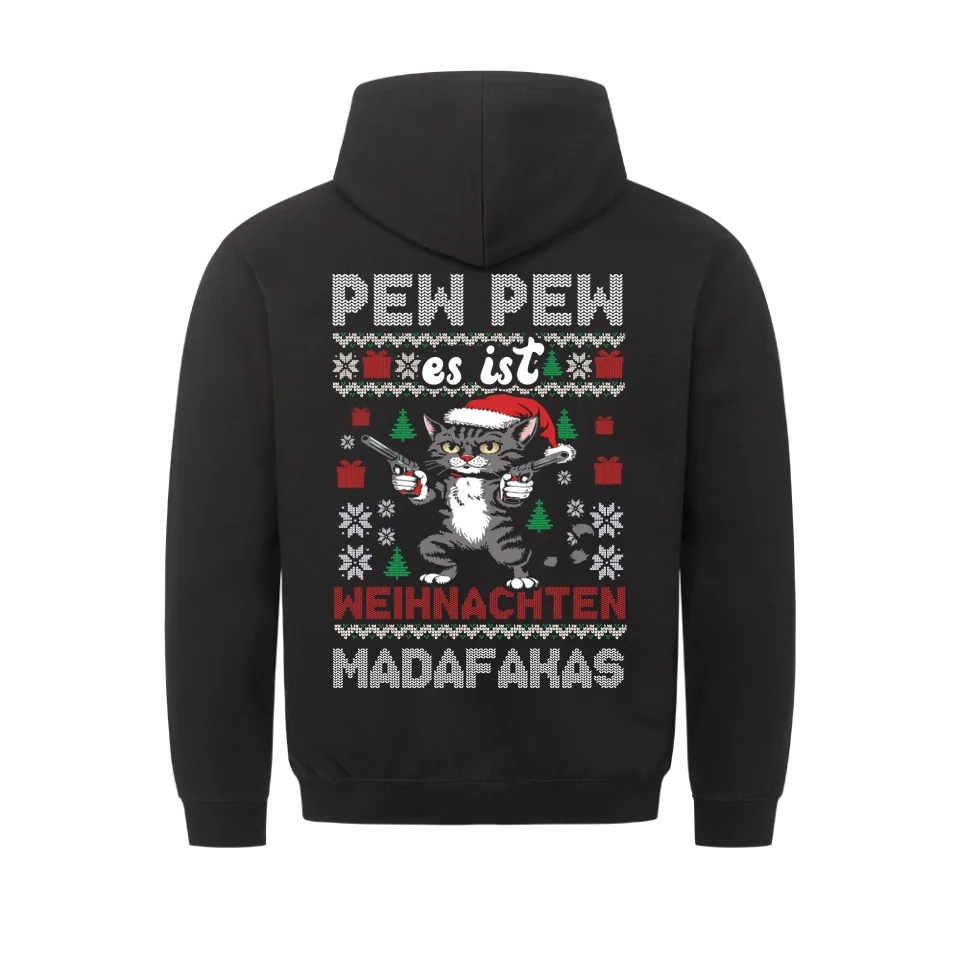 Pew Pew es ist Weihnachten - Personalisierbarer Hoodie