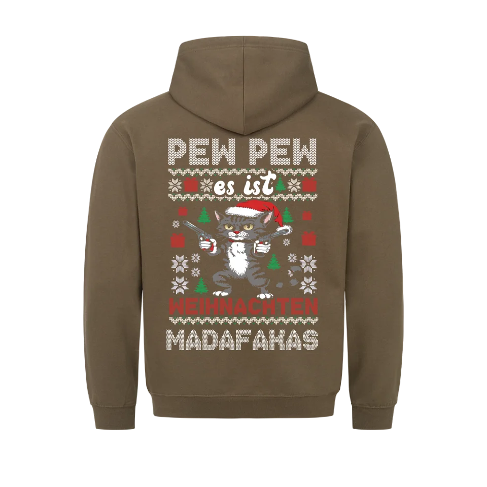 Pew Pew es ist Weihnachten - Personalisierbarer Hoodie