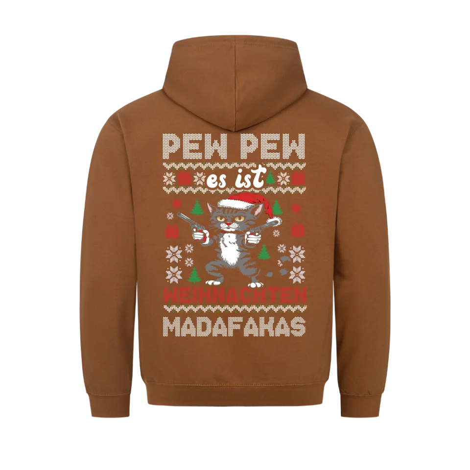 Pew Pew es ist Weihnachten - Personalisierbarer Hoodie
