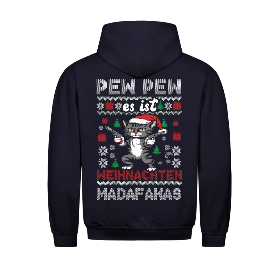Pew Pew es ist Weihnachten - Personalisierbarer Hoodie