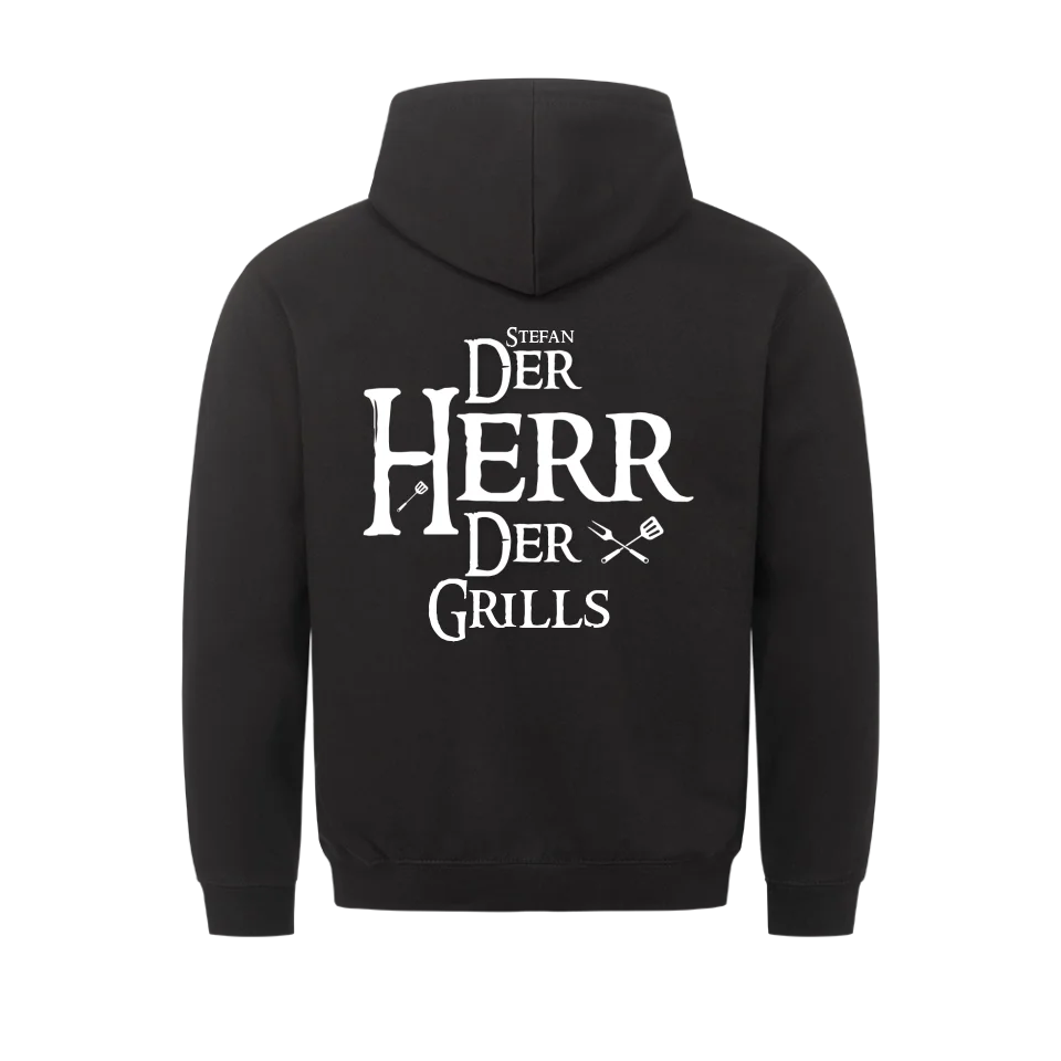 Der Herr der Grills - Personalisierbarer Hoodie
