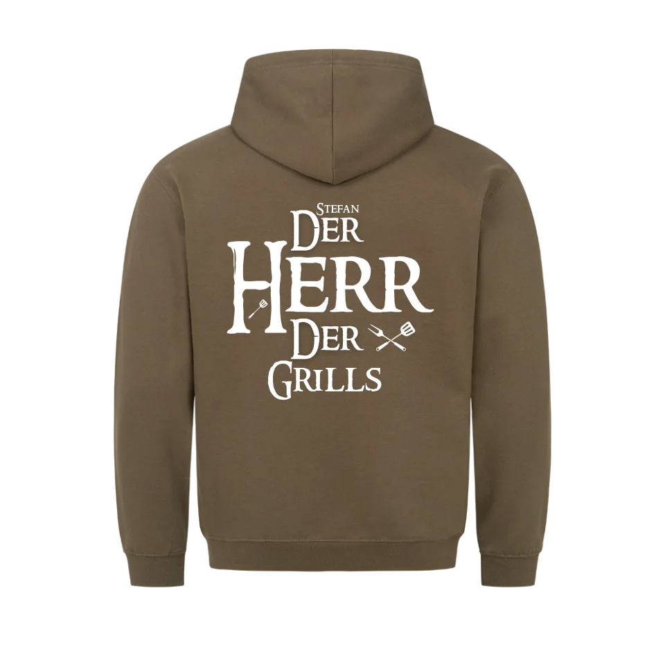 Der Herr der Grills - Personalisierbarer Hoodie