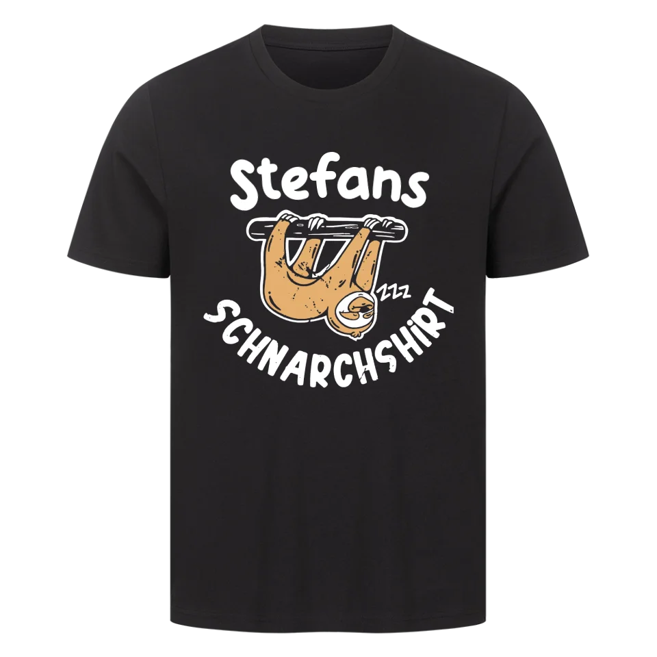 Schnarchshirt - Personalisierbares T-Shirt