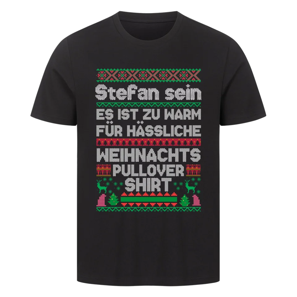 Ugly Christmas - Personalisierbares T-Shirt