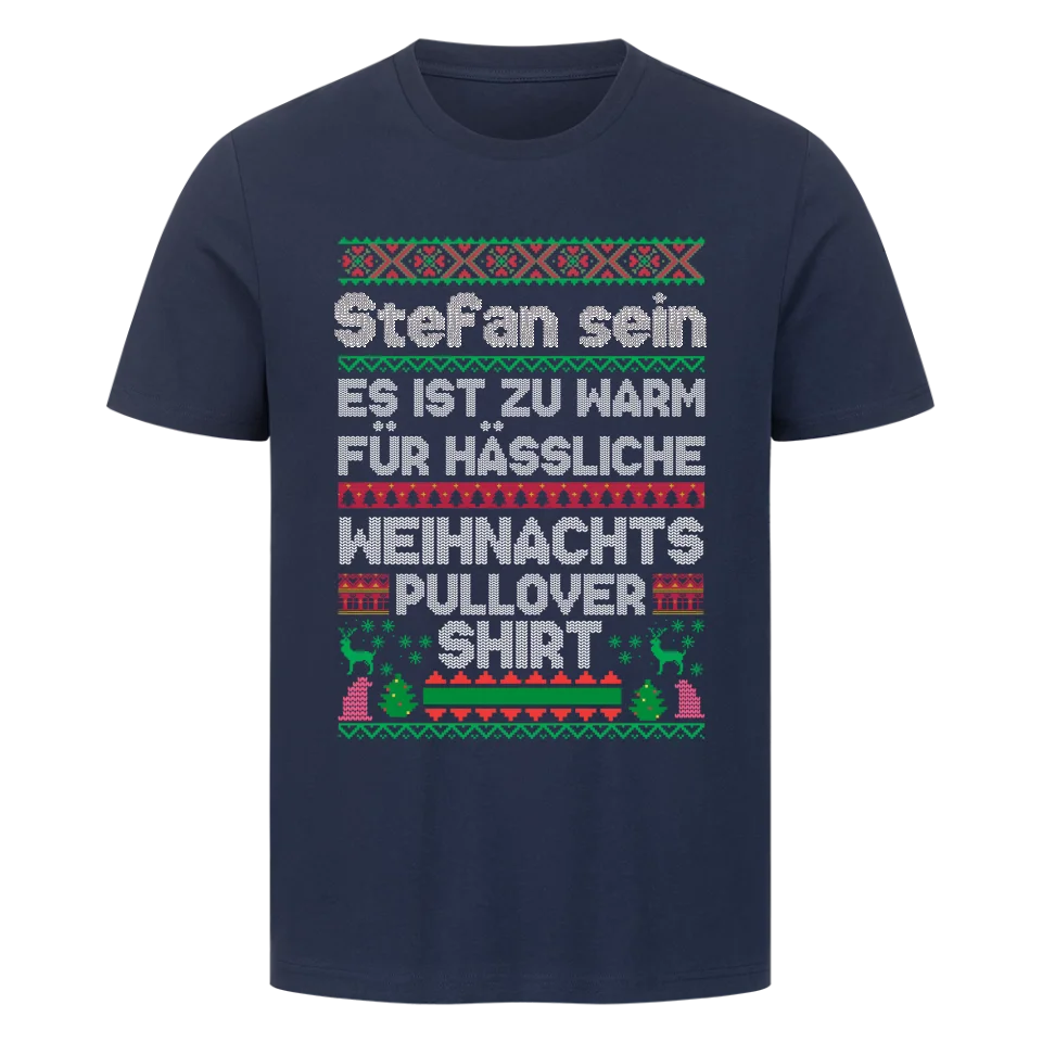 Ugly Christmas - Personalisierbares T-Shirt