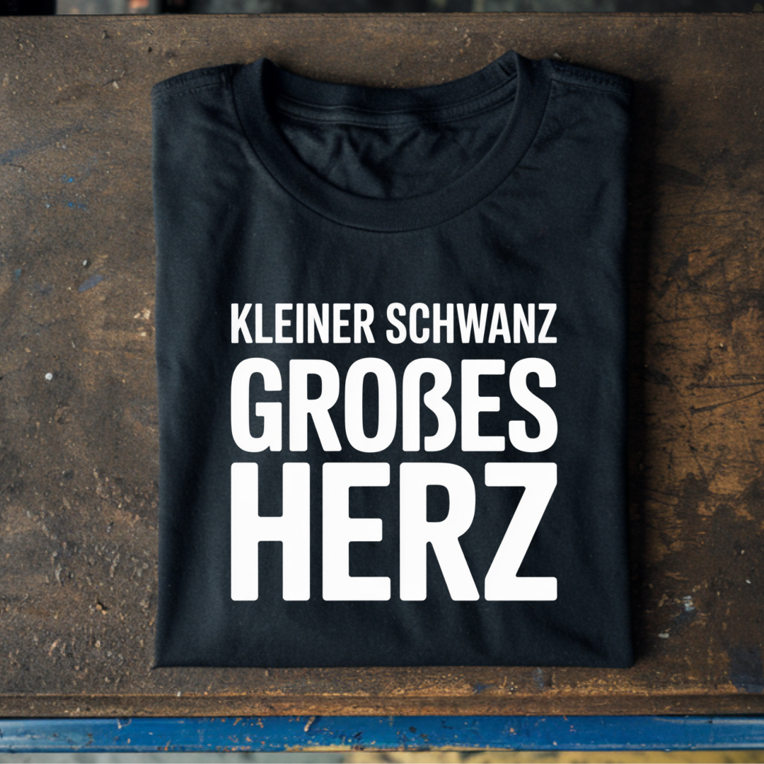 Kleiner Schwanz Großes Herz - Geschenkidee T-Shirt