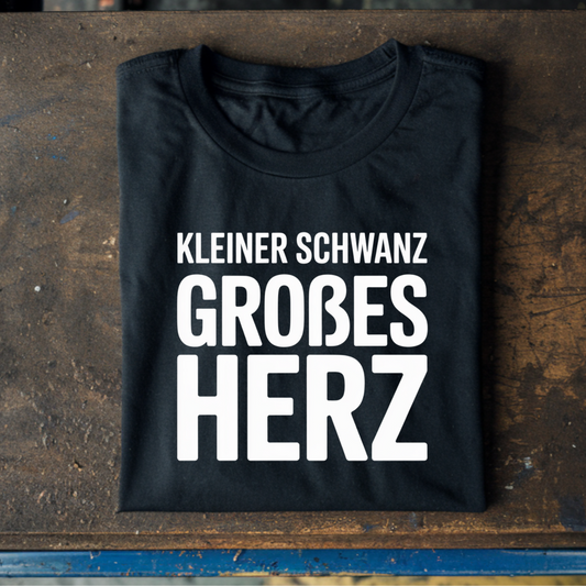 Kleiner Schwanz Großes Herz - Geschenkidee T-Shirt