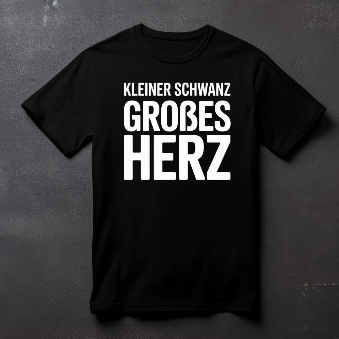 Kleiner Schwanz Großes Herz - Geschenkidee T-Shirt