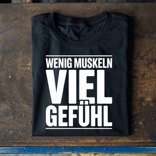 Wenig Muskeln - Geschenkidee T-Shirt