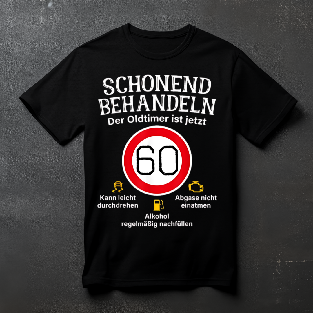 Schonend behandeln – Personalisierbares T-Shirt